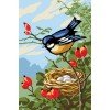 Printed tapestry canvas - Bird with nest