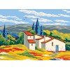Printed tapestry canvas - White house