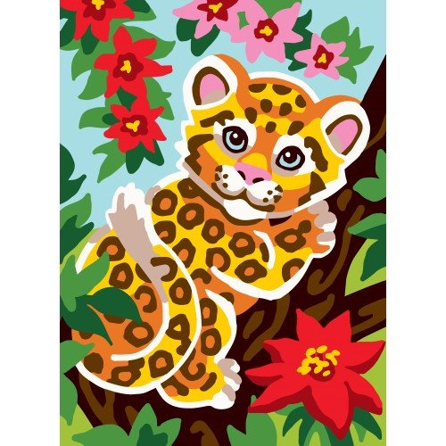 Printed tapestry canvas - Leopard