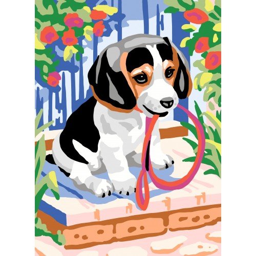 Printed tapestry canvas - Puppy