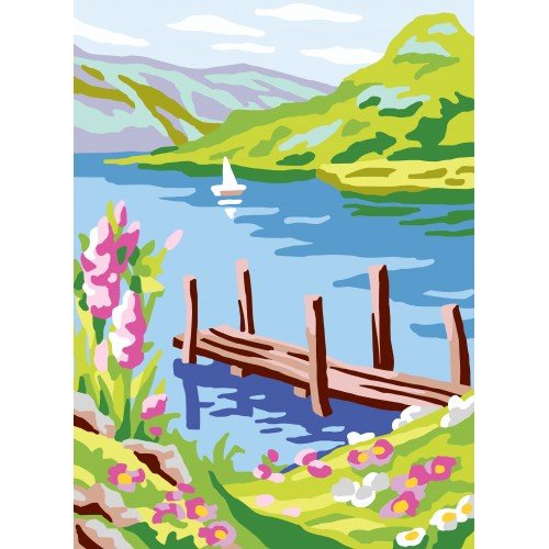 Printed tapestry canvas - Lake