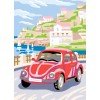 Cañamazo estampado - Coche