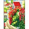 Printed tapestry canvas - Red roofs