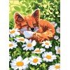 Printed tapestry canvas - Fox