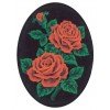 Printed tapestry canvas - Roses, Oval