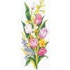 Printed tapestry canvas - Tulips
