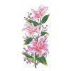 Printed tapestry canvas - Pink Lillies