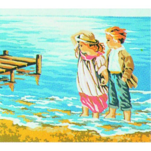 Printed tapestry canvas - At the Seaside