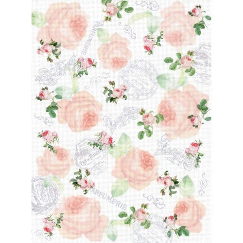 Patterned Aida canvas KD-136