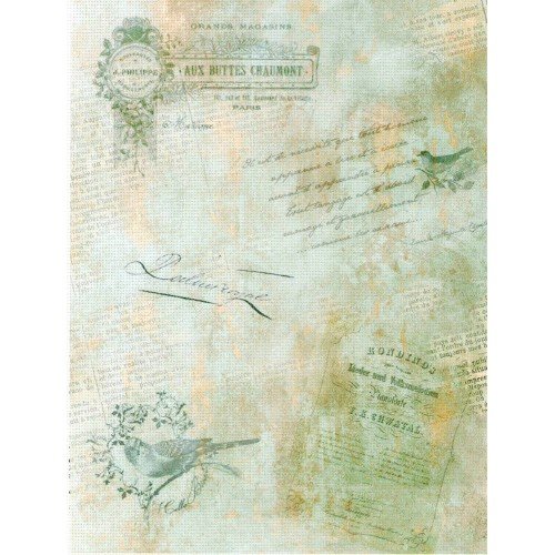 Patterned Aida canvas KD-208