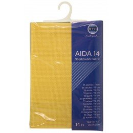 Fabric RTO Aida 14ct. yellow