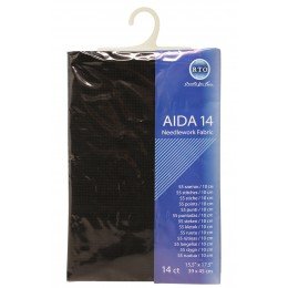 Fabric RTO Aida 14ct. black