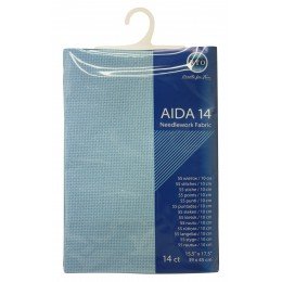 Fabric RTO Aida 14ct. light blue