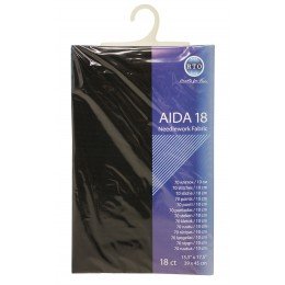 Fabric RTO Aida 18ct. black