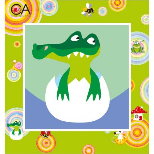 Collection D'Art - Hatching Crocodile
