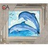 Collection D'Art - Pair of Leaping Dolphins