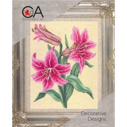 Collection D'Art - Pink Lillies