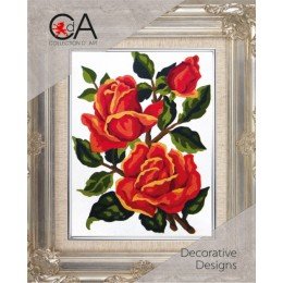 Collection D'Art - Orange Roses