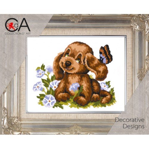 Collection D`Art - Cachorro y mariposa