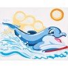 Collection D'Art - Dolphin playing