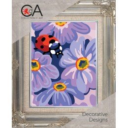 Collection D'Art - Ladybird and flowers