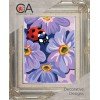 Collection D`Art - Mariquita y flores
