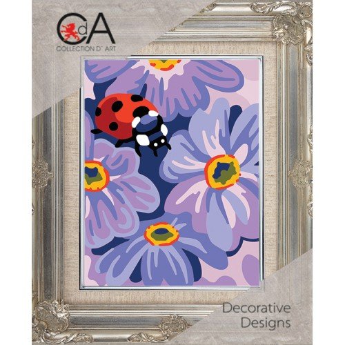 Collection D`Art - Mariquita y flores