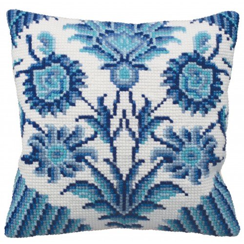 Collection D'Art - Left blue flowers