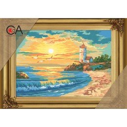 Collection D'Art - Sunset Lighthouse