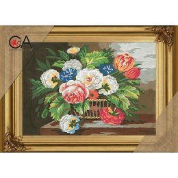 Collection D'Art - Basket of Flowers