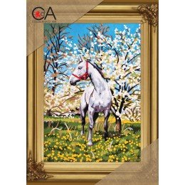 Collection D'Art - Horse in the Orchard