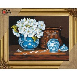 Collection D'Art - White flowers