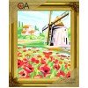 Collection D'Art - Windmill and poppies