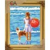 Collection D`Art - Chica junto al mar
