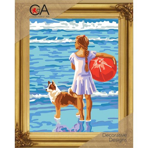 Collection D'Art - Girl by the sea