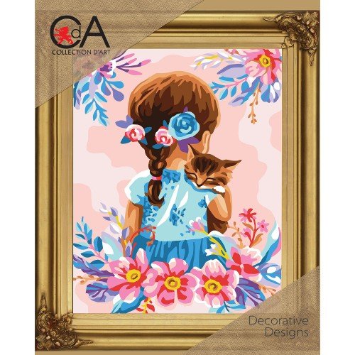 Collection D'Art - Girl with a kitten