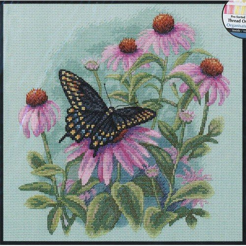 Dimensions - Butterfly & daisies