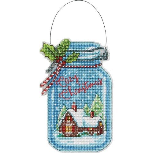 Dimensions - Christmas jar ornaments