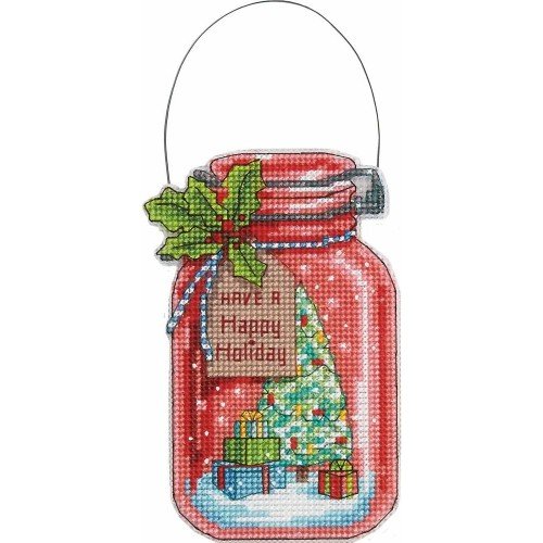 Dimensions - Christmas jar ornaments