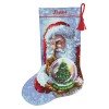 Dimensions - Stocking Santa snow globe