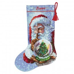 Dimensions - Globo de nieve Stocking Santa