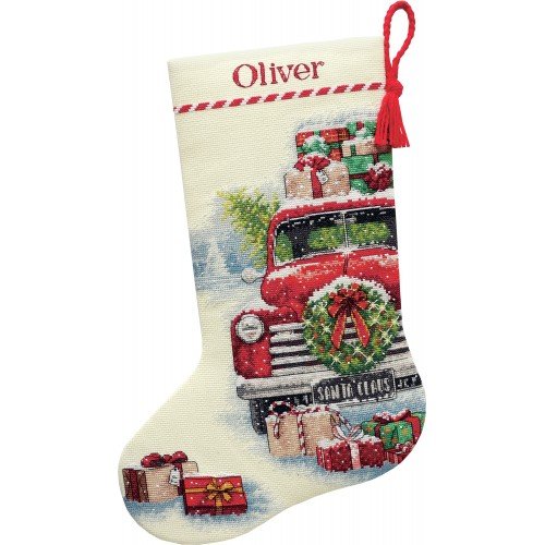 Dimensions - Santa's truck stocking