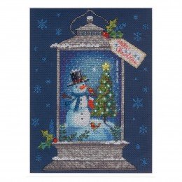 Dimensions - Farolillo muñeco de nieve