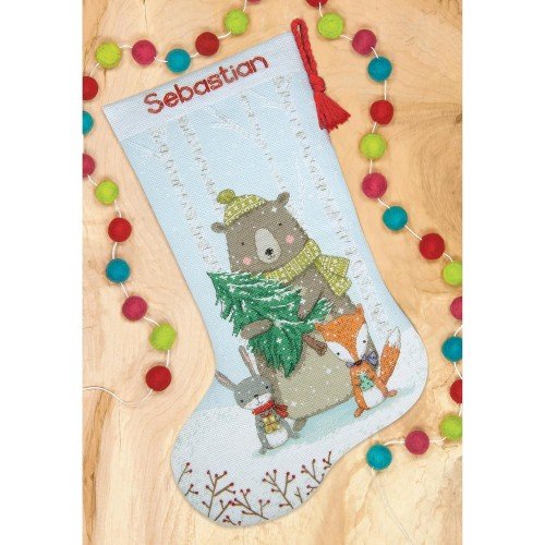 Dimensions - Woodland Animals Stocking