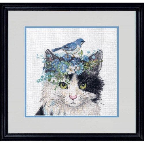Dimensions - Floral crown cat