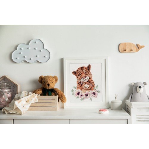 Klart - Mother and Child. Leopards