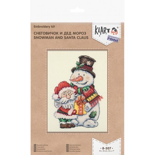 Klart - Snowman and Santa Claus