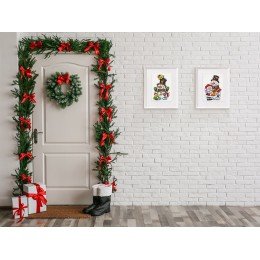 Klart - Snowman and Santa Claus