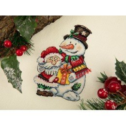 Klart - Snowman and Santa Claus