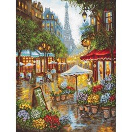 LetiStitch - Spring flowers, Paris